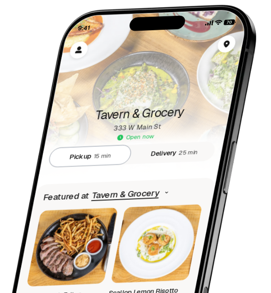 Tavern & Grocery app preview
